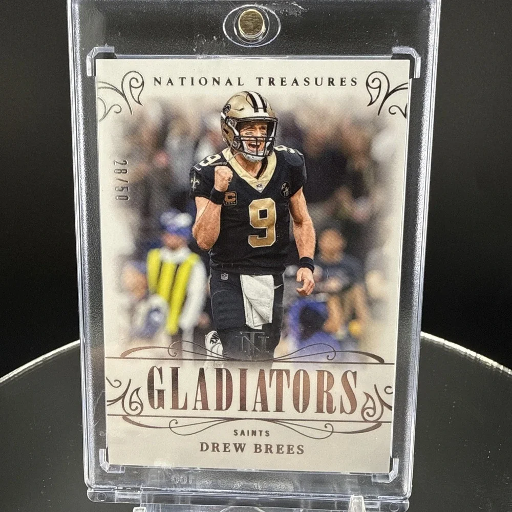 2023 National Treasures Drew Brees /50 Gladiators Saints #GLA-DB